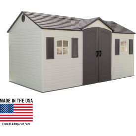 Lifetime Storage Shed 15' x 8' Front Entry With Windows