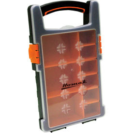 Plastic Organizer With 9 Removable Bins. 13-1/2x7-1/4x2-3/8
