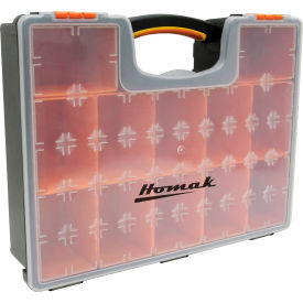 Plastic Organizer With 12 Removable Bins 16-1/2"L x 13"W x 4-1/4"H