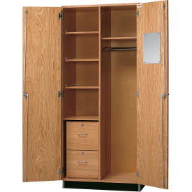 Wood Wardrobe Cabinet - 36"W x 22"D x 84"H