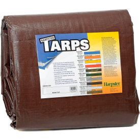 10' x 20' Super Heavy Duty 8 oz. Tarp Brown