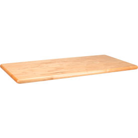 Locker Room Bench Top, Hardwood, 42"W x 20"D x 1-1/4"Thick