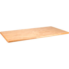 ADA Locker Room Bench Top, Hardwood, 48"W x 24"D x 1-1/4"Thick