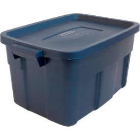 Roughneck Tote, 23-7/8"L x 15-7/8"W x 12-1/4"H, Dark Indigo Metallic, Polyethylene