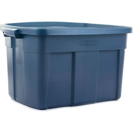 Roughneck Tote, 28-7/8"L x 19-7/8"W x 16-3/4"H, Dark Indigo Metallic, Polyethylene