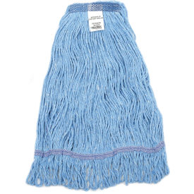 Medium Blue Looped Mop Head, Narrow Band