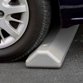 Parking Curb with Hardware 72"L x 4"H x 8"W Gray