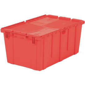 Flipak Plastic Distribution Container, 26-7/8"L x 17"W x 12"H, Red