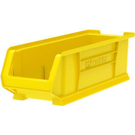 Plastic Super-Size Stacking Bin, 23-7/8"L x 8-1/4"W x 7"H, Yellow