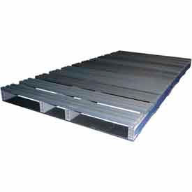 Rackable & Stackable Extruded Open Deck Plastic Pallet, 2-Way, 96" x 48", 6000 Lb Cap