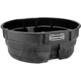 Black Commercial Stock Tank, 300 Gallon Capacity