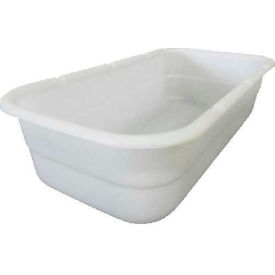 FDA Approved Plastic Nesting Tote, 24"L x 12-1/2"W x 6-1/8"H, Natural White