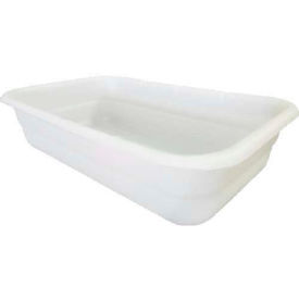 FDA Approved Plastic Nesting Tote, 26-7/8"L x 17"W x 6-1/4"H, Natural White