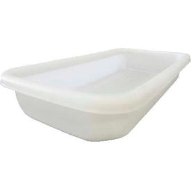 Plastic Nesting Tote, 24-3/8"L x 13-7/32"W x 4"H, Natural White