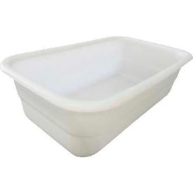 FDA Approved Plastic Nesting Tote, 26-3/4"L x 16"W x 8-1/4"H, Natural White