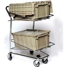 Good L Tote Cart For Two 30"Lx26"43"H Containers