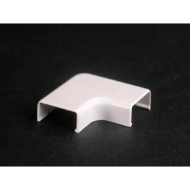90° Flat Elbow, White, 1-1/2"L