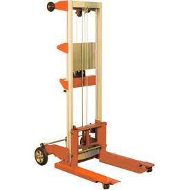Hand Winch Lift Truck 500 Lb. 71" Lift Fixed Legs