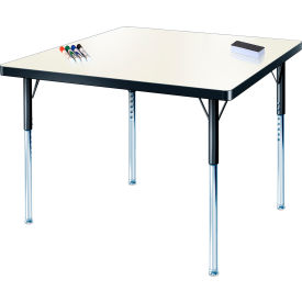 Whiteboard Activity Table 36" X 36" Square, Standard Adjustable Height
