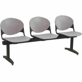 Beam Seating - 3 Cool Gray Seats