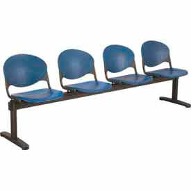 Beam Seating - 4 Navy Seats