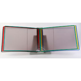 Desk Unit B Size Drawing Pockets 12.75 x 18.5, 10 Pockets Assorted Colors