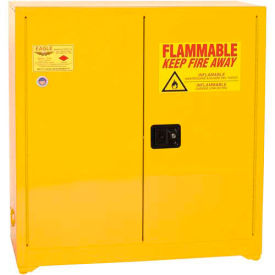 Paint/Ink Safety Cabinet Manual Close - 40 Gallon Yellow