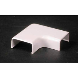 90° Flat Elbow, Fog White, 2"L