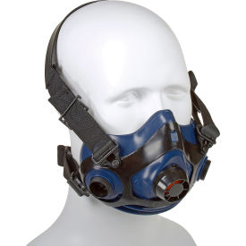 Half Mask, Triple Flange Silicone Half Mask, Size Medium/Large