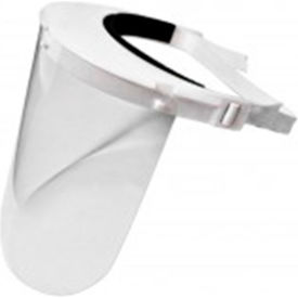 Medical Face Shield, Polycarbonate, Clear Window, Adjustable Head Strap