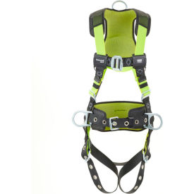 H500 Harness Industry Comfort, Tongue Buckle, Side D Ring, L/XL