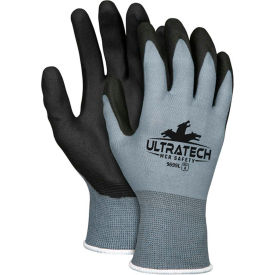 UltraTech Work Gloves 15 Gauge Nylon Shell HPT coating, XS, 12 Pairs