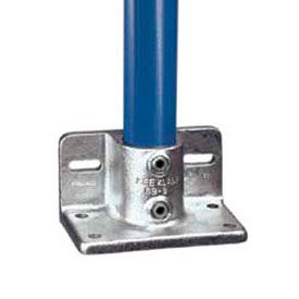 Railing Flange with Toe Board Adapter, 1-1/2" Dia.