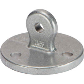 Aluminum Male Wall Plate, 1-1/2" Dia.