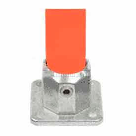 Aluminum 4 Hole Square Flange, 1" Dia.