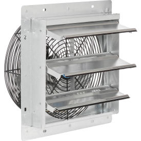 Direct Drive 12" Exhaust Fan w/ Shutter, 3 Speed, 2150CFM, 1/12HP, 1Phase