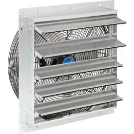 Direct Drive 18" Exhaust Fan w/ Shutter, 3 Speed, 5250 CFM, 1/8HP, 1Phase