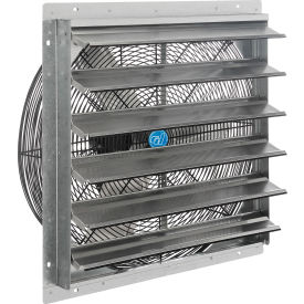 Direct Drive 24" Exhaust Fan w/ Shutter, 1 Speed, 7000 CFM, 1/4HP, 1Phase