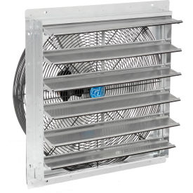 Direct Drive 24" Exhaust Fan w/ Shutter, 2 Speed, 7000 CFM, 1/4HP, 1Phase