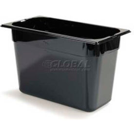 TopNotch® Third Size Food Pan, 8" Deep, Black
