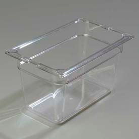 Topnotch 1/4 Size Food Pan, 6" Deep, Clear