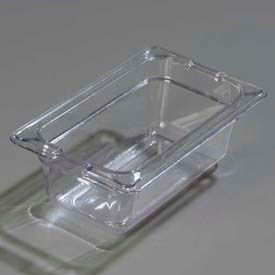 Topnotch® One-Ninth Size Pan 6-3/4" x 4-1/4", Clear, 2.5" Deep