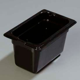 Topnotch® One-Ninth Size Pan 6-3/4" x 4-1/4", Black, 4" Deep
