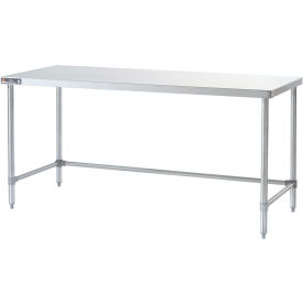 304 Stainless Steel Table, 48 x 30", 14 Gauge