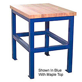 Standard Shop Stand, Shop Top Square Edge, 18"W x 24"D x 24"H, Blue
