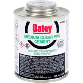 PVC Medium Clear Cement 16 oz.