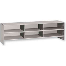 Pigeon Hole Riser, 36"W x 9"D, Gray