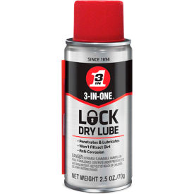 3-In-One Lock Dry Lube - 2.5 oz. Aerosol Can