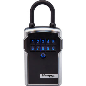Bluetooth Portable Lock Box for Business Applications - Silver/Black