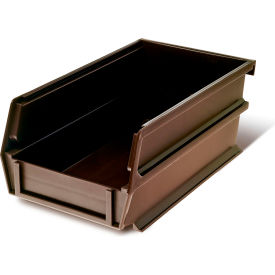 7-3/8"L x 4-1/8"W x 3"H, Brown